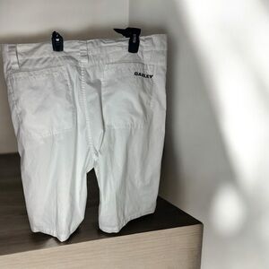 Oakley White Athletic Shorts